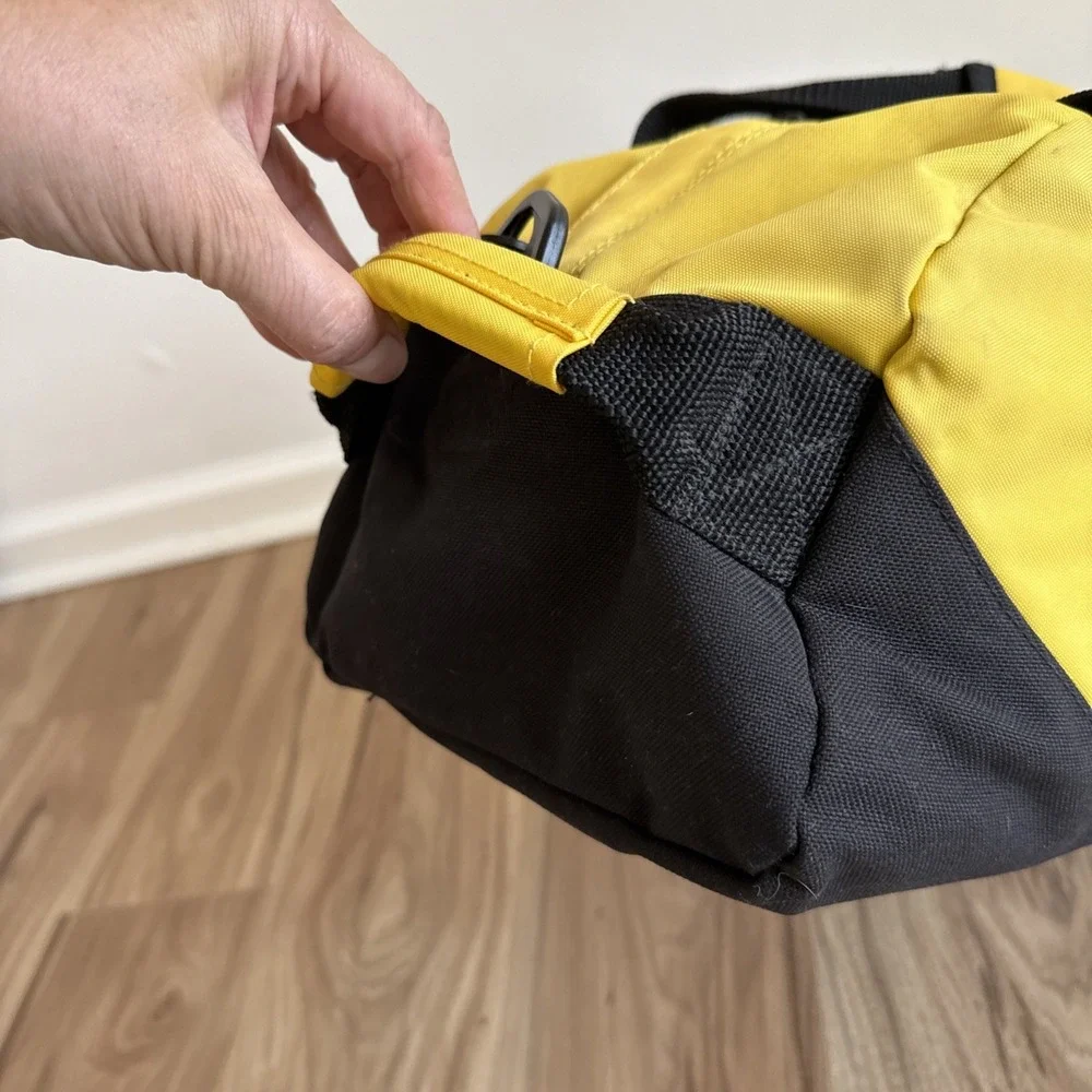 L.L. Bean Adventure Yellow Nylon Water Resistant Duffle Bag Carry On Bag 18